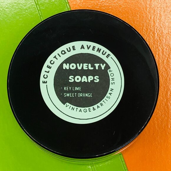 Handmade NOVELTY Soap Jar: Tropical Citrus - Limited Series by Eclectique Avenue - Picture 4 of 7